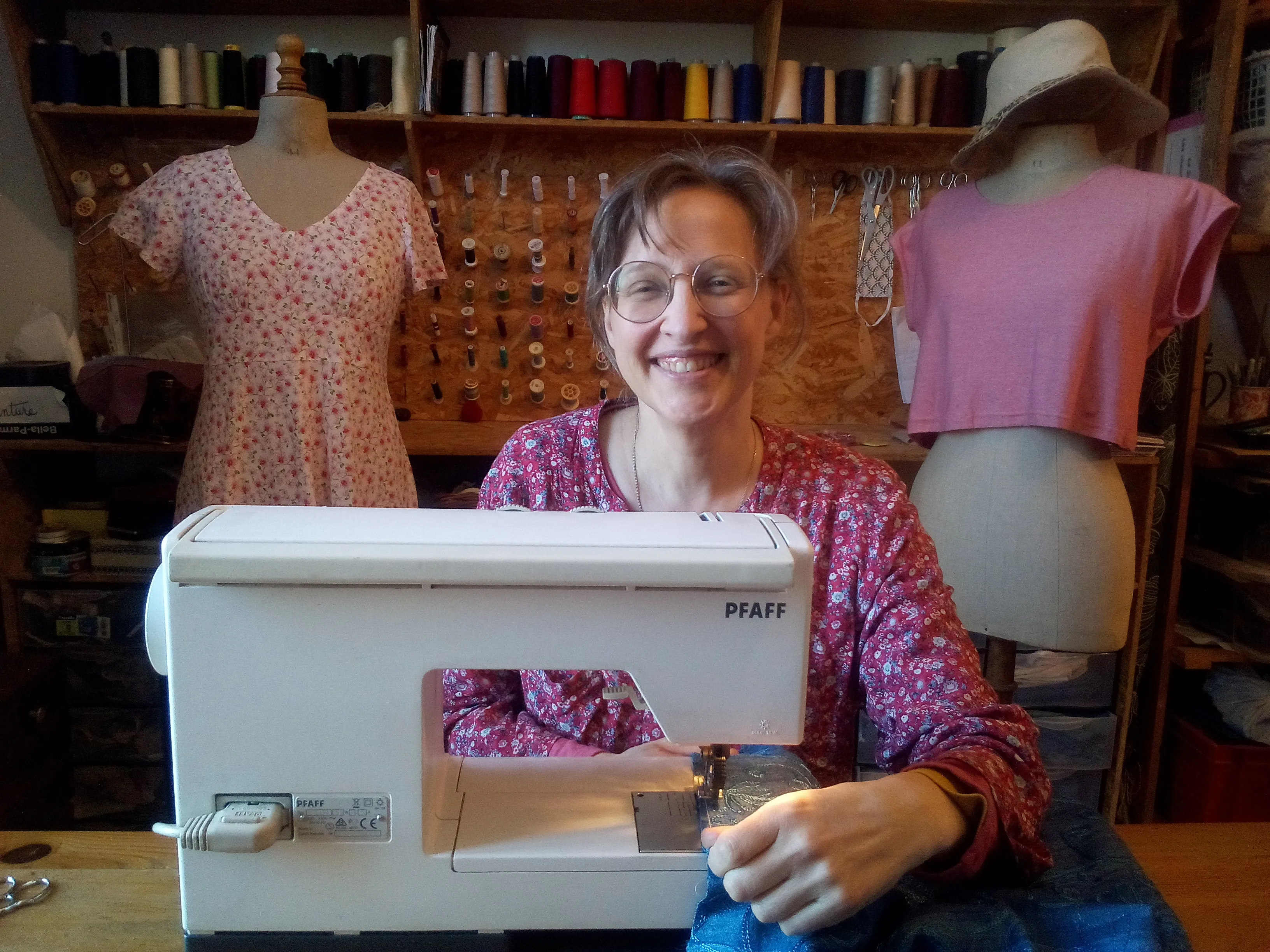 Isabelle Bultez, couturière diplômée CAP